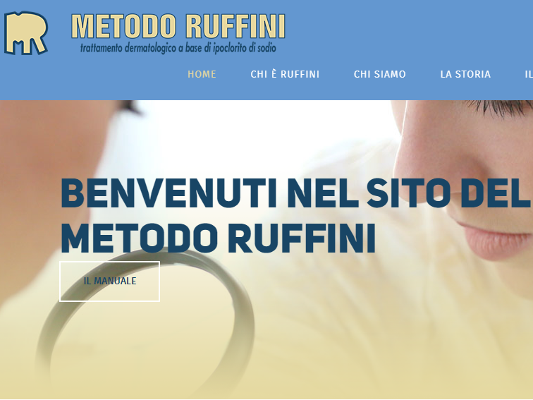 Rete dei medici della candeggina, blog e altre novità </br>Il nuovo sito del Metodo Ruffini sbarca sul web