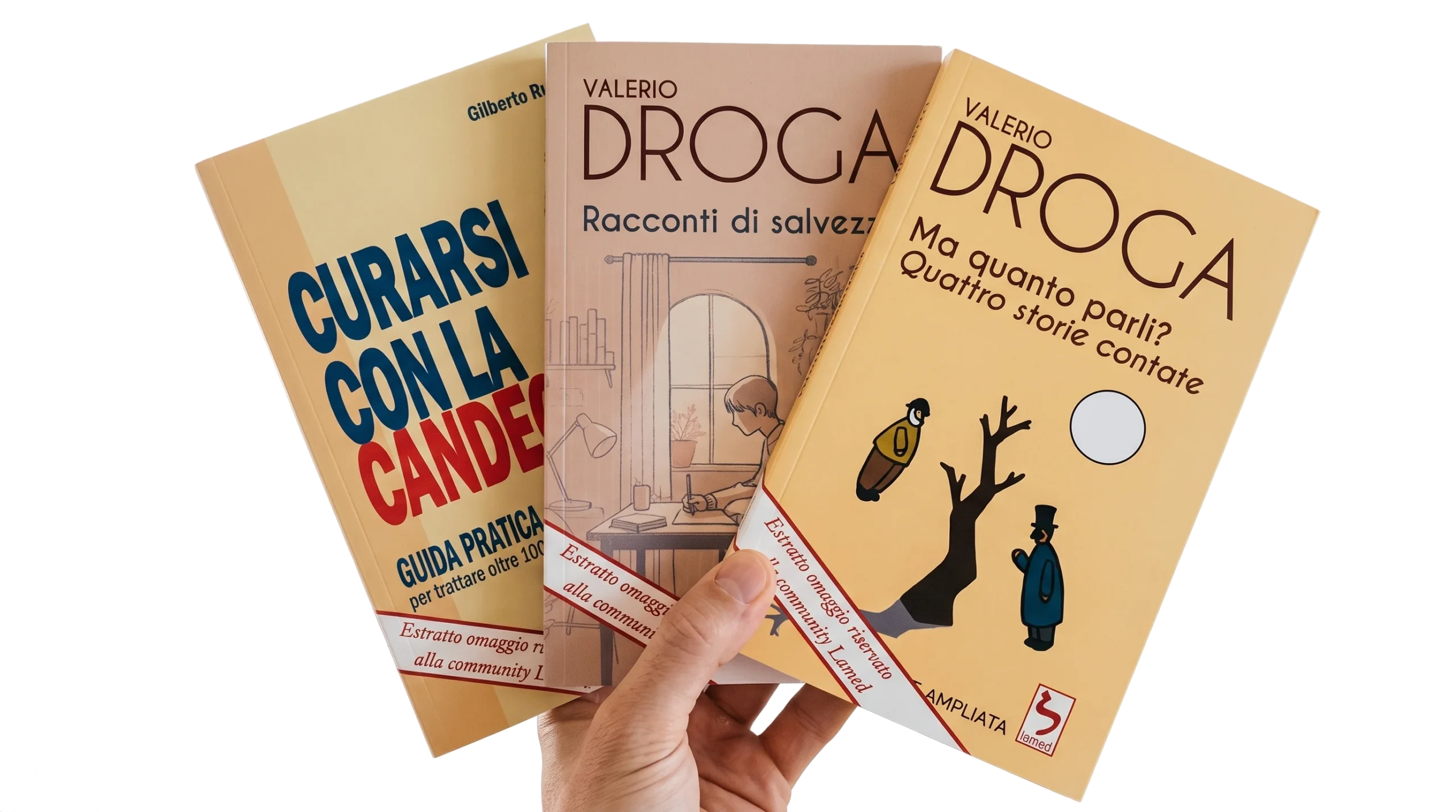 Tris di libri Lamed in regalo